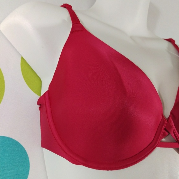 Victoria Secret 34D Red Full Coverage Bra - Picture 3 of 5